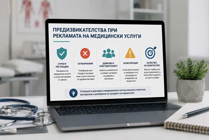 Предизвикателства при рекламата на медицински услуги