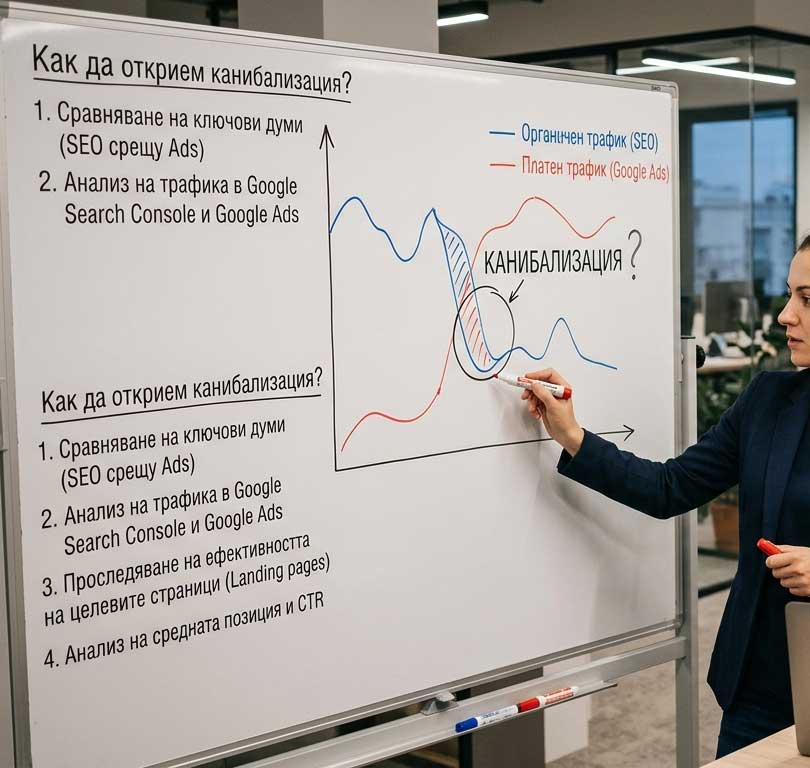 Как да открием канибализация между SEO и Google Ads