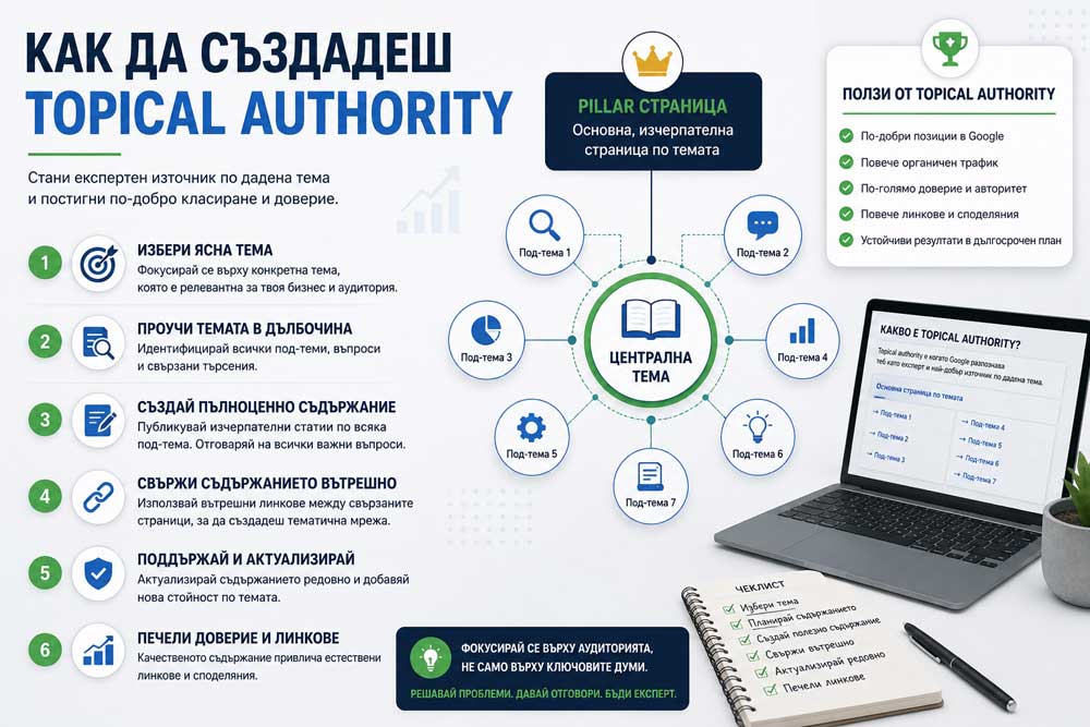 Как да създадеш Topical Authority