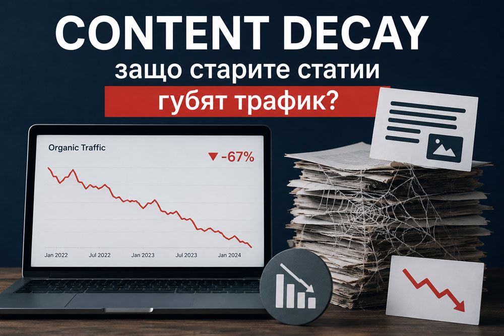 Content Decay – защо старите статии губят трафик