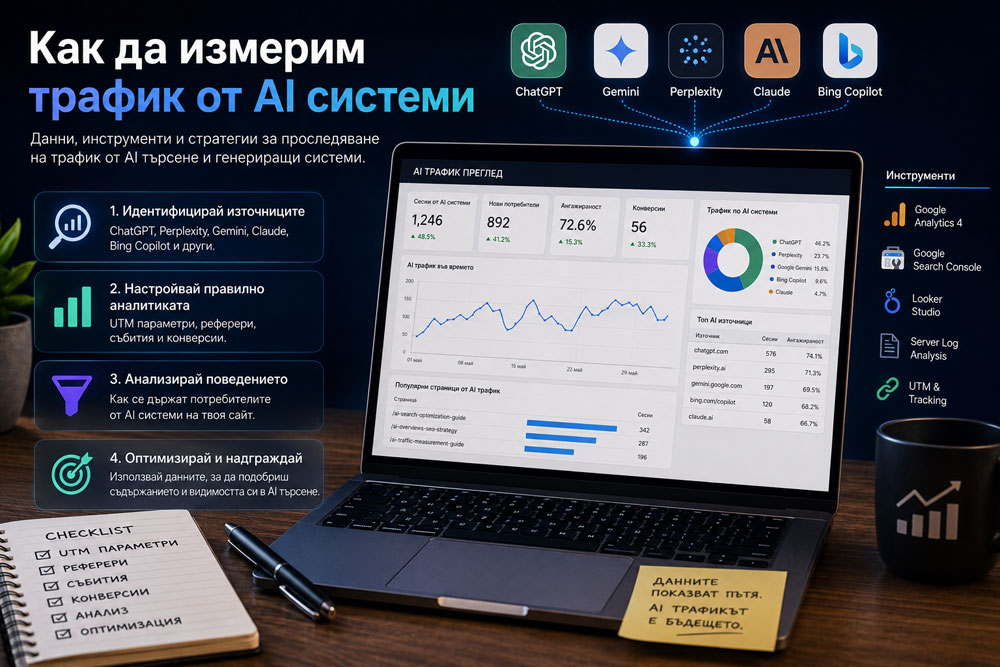 Как да измерим трафик от AI системи