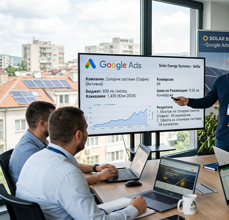 Google Ads за соларни системи