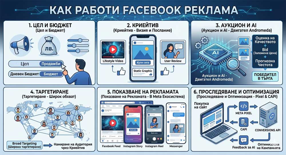 Как работи Facebook реклама – подробно ръководство за начинаещи и бизнеси