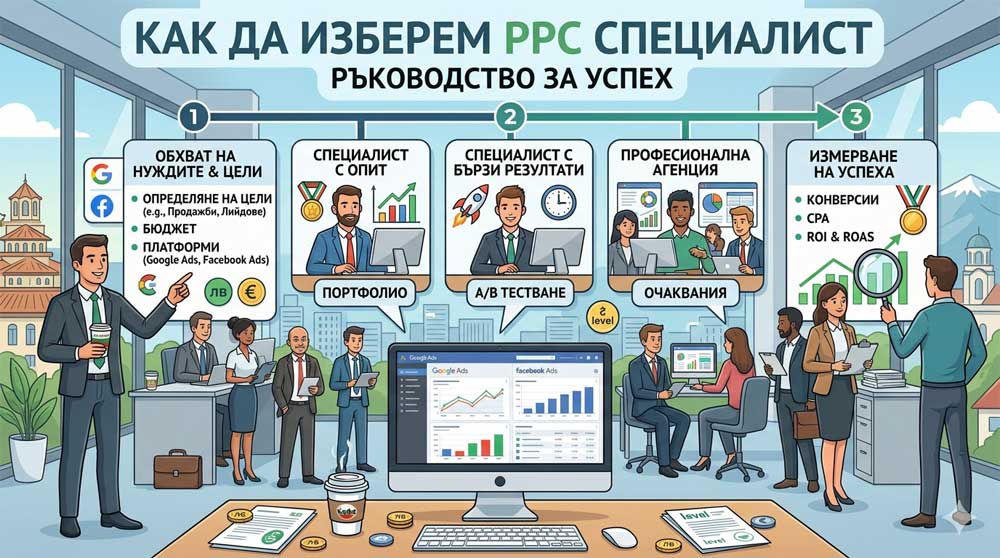 Как да изберем PPC специалист – подробно ръководство с примери